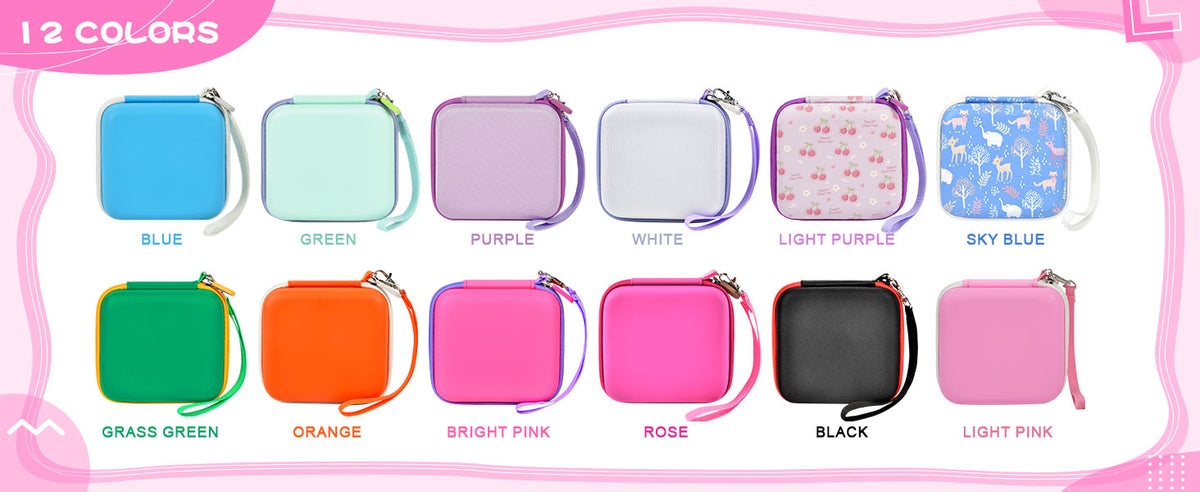Kids Instant Print Camera Case with Storage Pocket