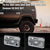 Chrome cover trim for Hummer H2 SUV door handles, showing close-up detail.