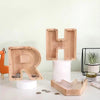 Wooden Alphabet Piggy Bank – Educational Coin Savings Box
