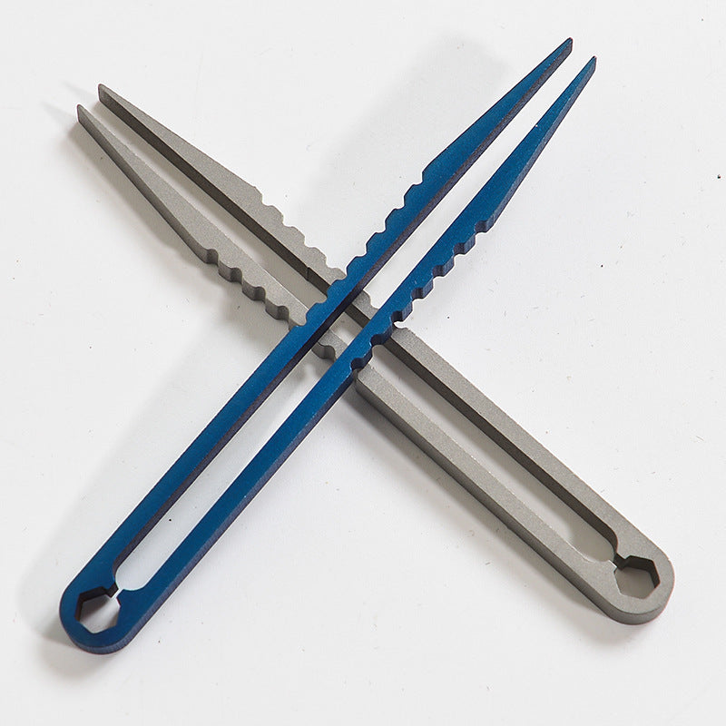 Titanium Clip Tweezers with Pocket Clip