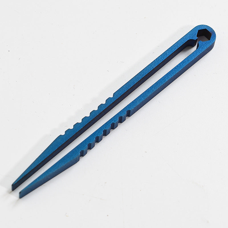 Titanium Clip Tweezers with Pocket Clip