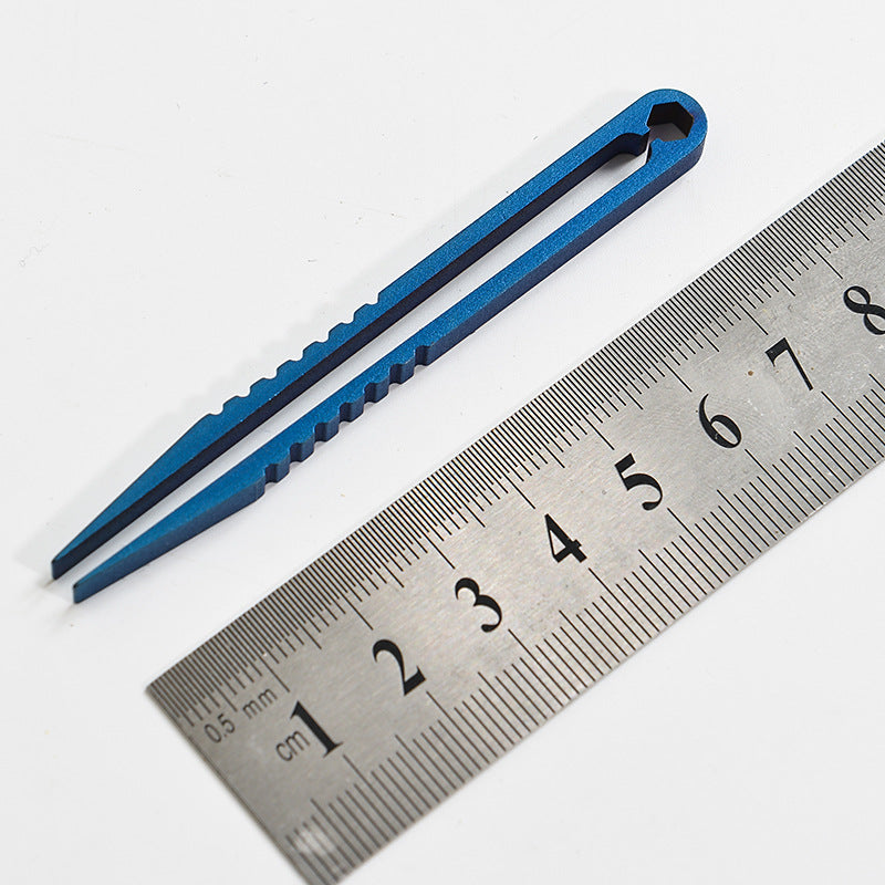 Titanium Clip Tweezers with Pocket Clip