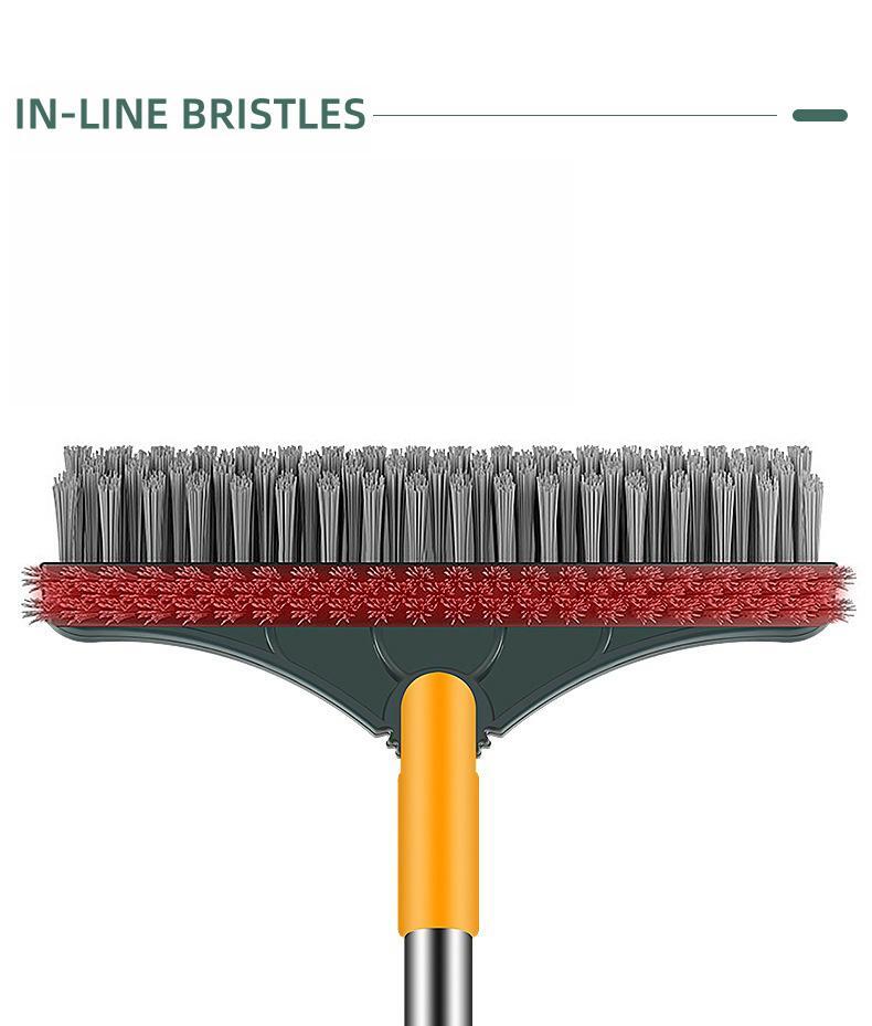3-in-1 Rotating Scrub Brush with Long Handle