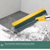 3-in-1 Rotating Scrub Brush with Long Handle