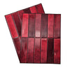 Burgundy 3D Peel-and-Stick Wall Tiles