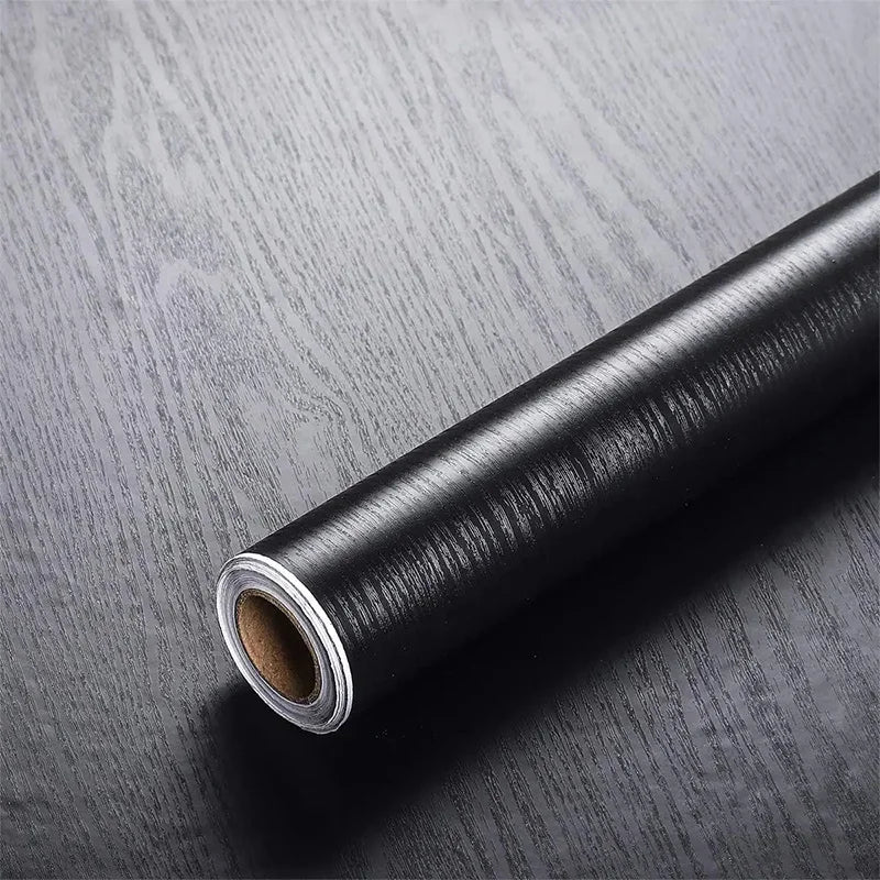 Self-Adhesive Wood Grain Vinyl Wrap for Furniture & Cabinets
