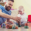 Montessori Silicone Stacking Cups for Baby Bath & Play