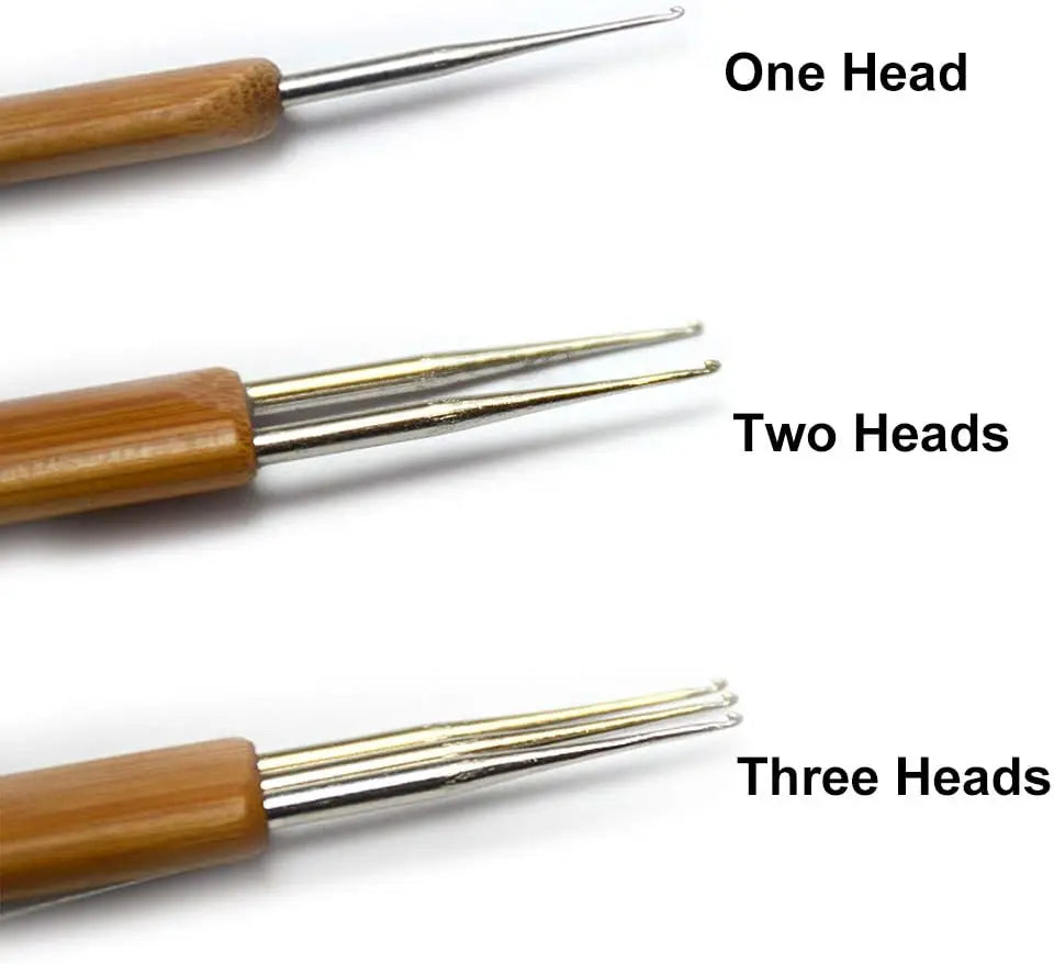Dreadlock Crochet Hook Set of 3 (0.75mm)