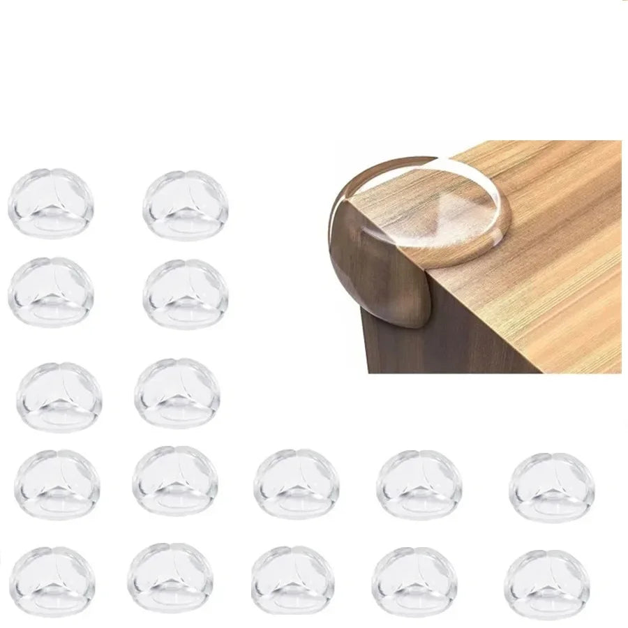 Baby Safety Corner Protectors – Soft Silicone Edge Guards for Furniture