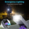 Portable Handheld Turbo Fan with Cooling & Flashlight