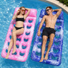 Adult Inflatable Pool Float with Headrest