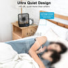 Rechargeable USB Desk Fan with 180° Tilt and 5-Speed Quiet Operation
