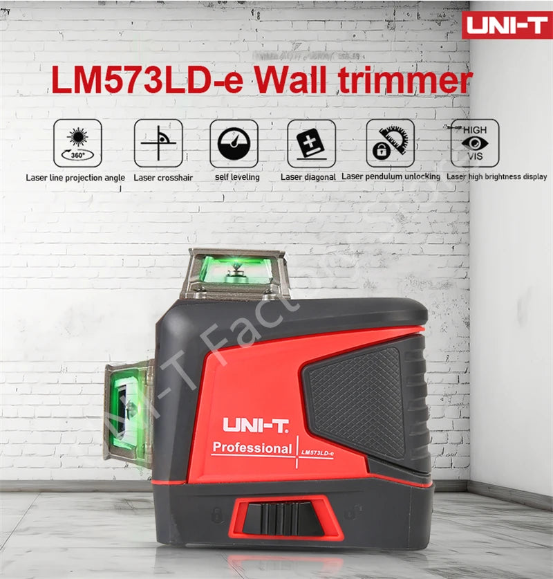Professional Green Laser Level with 360° Self-Leveling