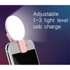 Mini Luz Anular LED con Clip para Selfies