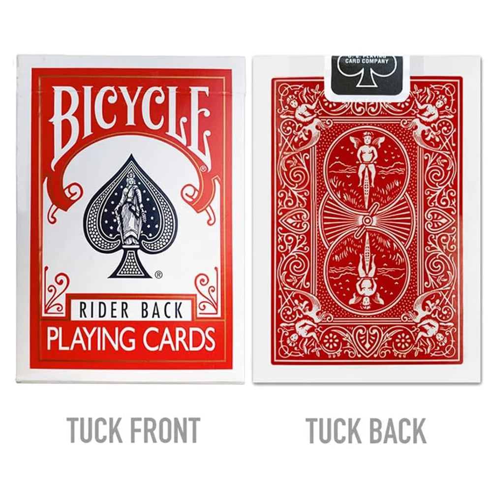 Bicycle Rider Back Playing Cards – 2 Standard Decks (Red & Blue)