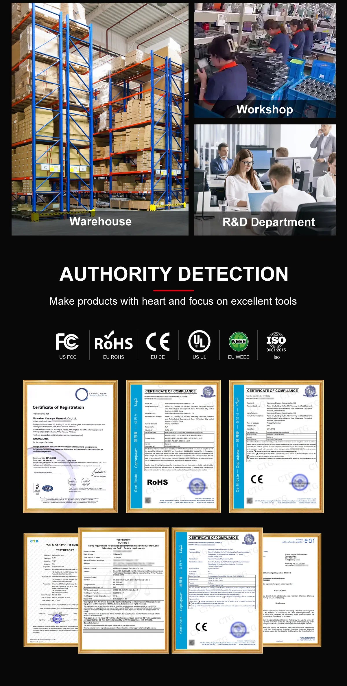 Smart Digital Multimeter with Type-C Charging and NCV Detection