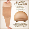 Stretchy Nylon Wig Cap - Nude Beige