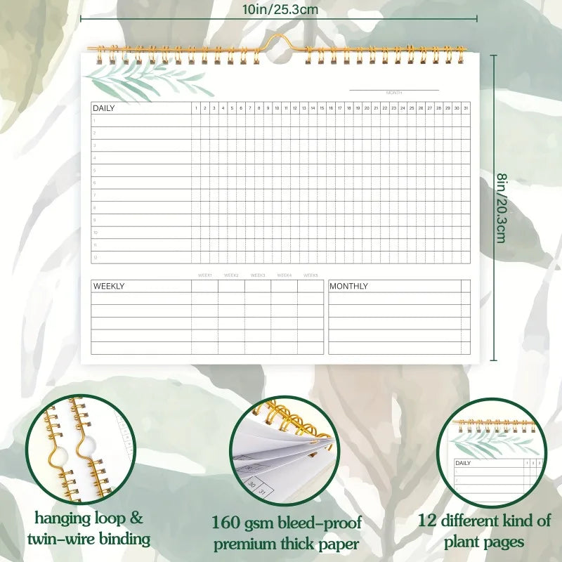 Daily Habit Tracker & Goal Planner Journal