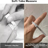 Universal Ring Sizer Gauge – Adjustable Plastic Finger Measuring Tool