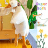 Soft Goose Plush Cuddle Pillow - Adorable Duck Stuffed Animal for Kids and Decor