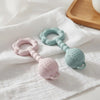 Silicone Baby Rattle and Teether Set with Suction Base