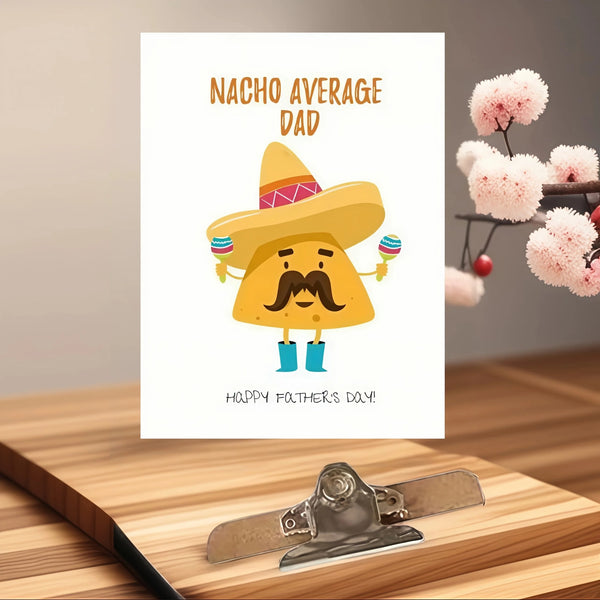 Humorous Father's Day Greeting Card with Envelope