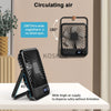 Rechargeable USB Desk Fan with 180° Tilt and 5-Speed Quiet Operation