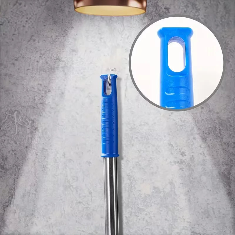Extendable Cobweb Duster with Microfiber Head & Lightweight Aluminum Pole