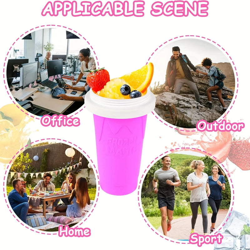 DIY Magic Slushy Maker Cup with Straw