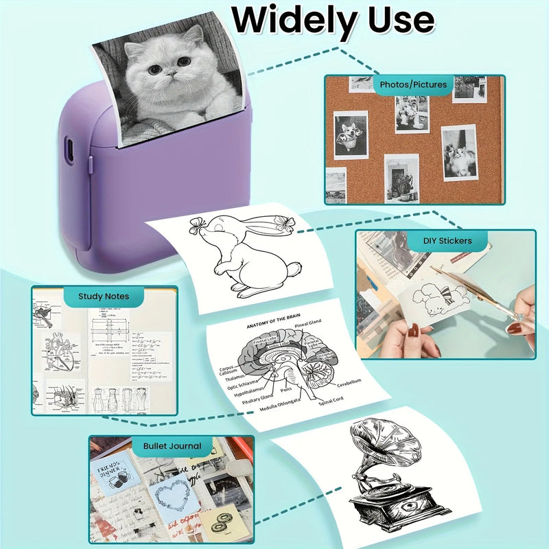 Portable Bluetooth Thermal Printer