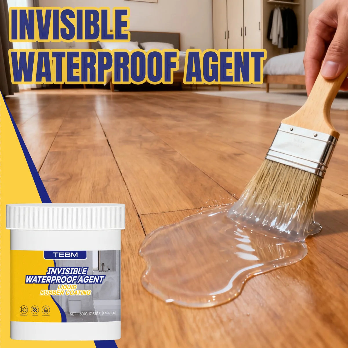 Invisible Waterproof Sealant – Transparent Leak Repair Coating