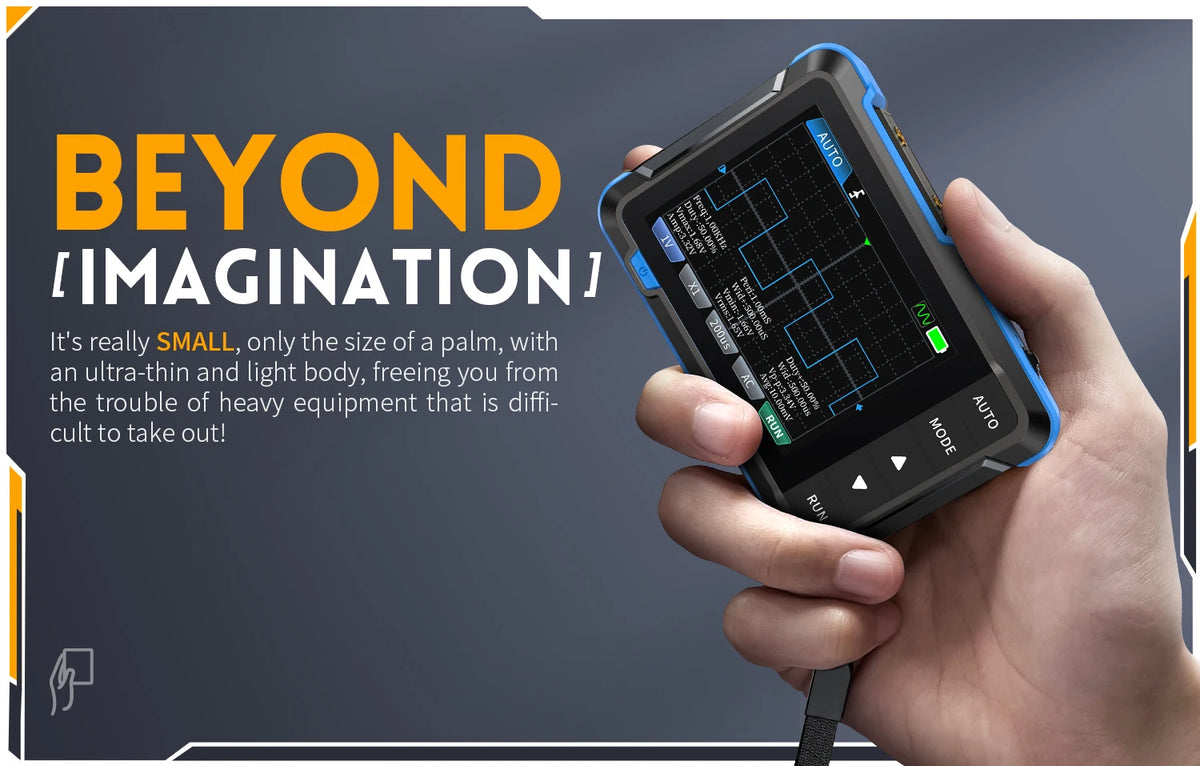 Handheld Digital Oscilloscope with Built-in Signal Generator