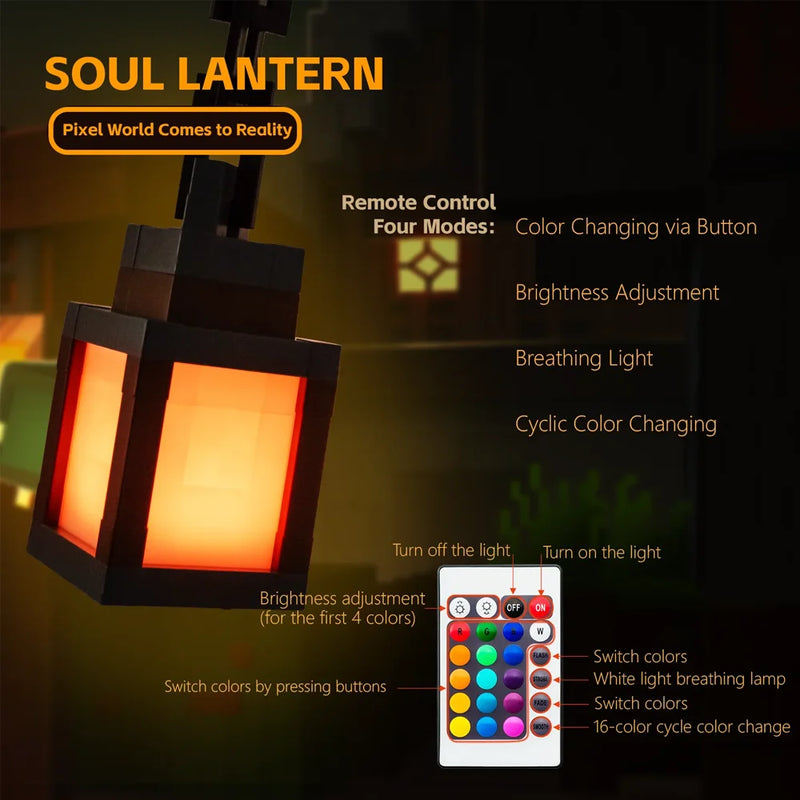 Pixel-LED-Nachtlicht im Retro-Stil