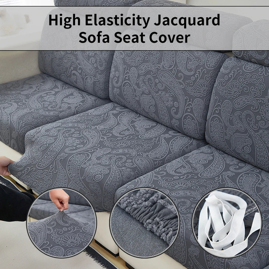 Jacquard Sofa Cushion Cover – Pet-Friendly & All-Season Protection