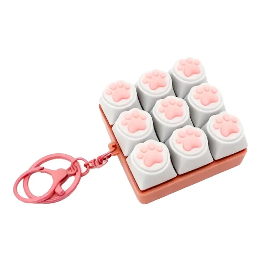 Kristall-Fidget-Keycap-Anhänger zur Stressbewältigung