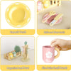 A set of wooden cookie play food and baking accessories for small hands, featuring smooth touch, safe and non-toxic materials