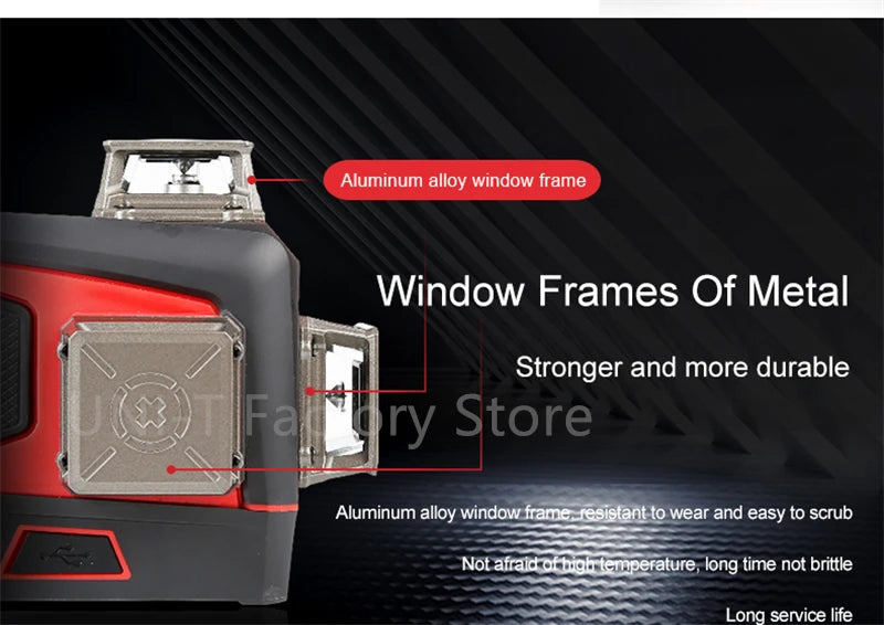 Professional Green Laser Level with 360° Self-Leveling