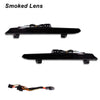 Black smoked lens LED rear bumper reflector lights for 2018–2022 Honda Accord sedan