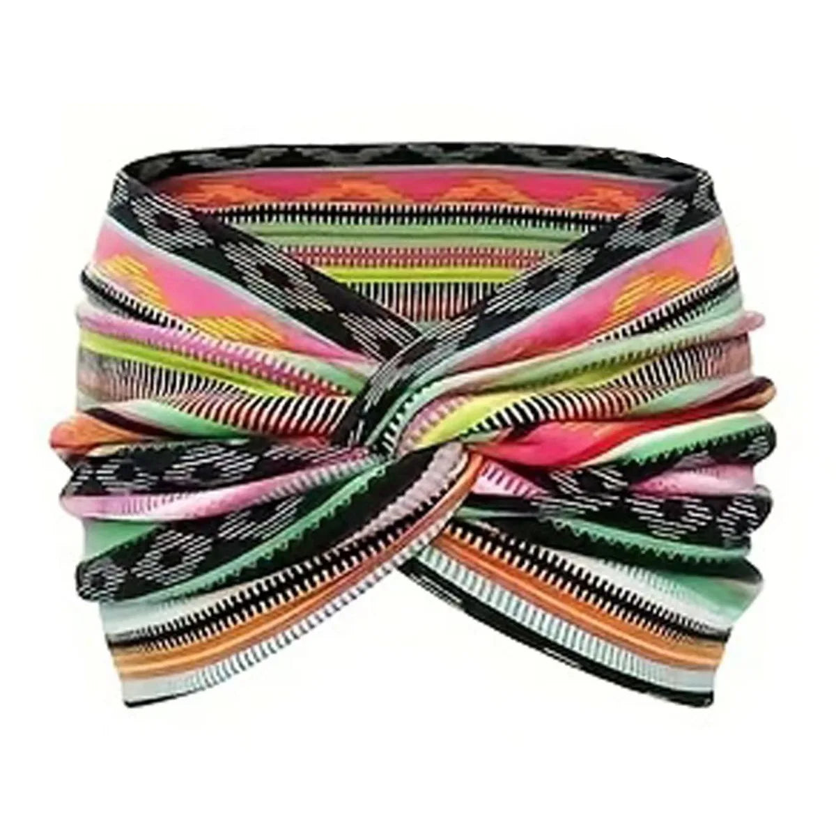 Ultra-Wide Knotted Headband for Yoga & Workouts