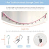 Bohemian Cotton Hanging Storage Chain with 20 Steel Clips
