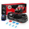 12V Heavy Duty Fog Light Wiring Harness Kit with Relay and Rocker Switch
