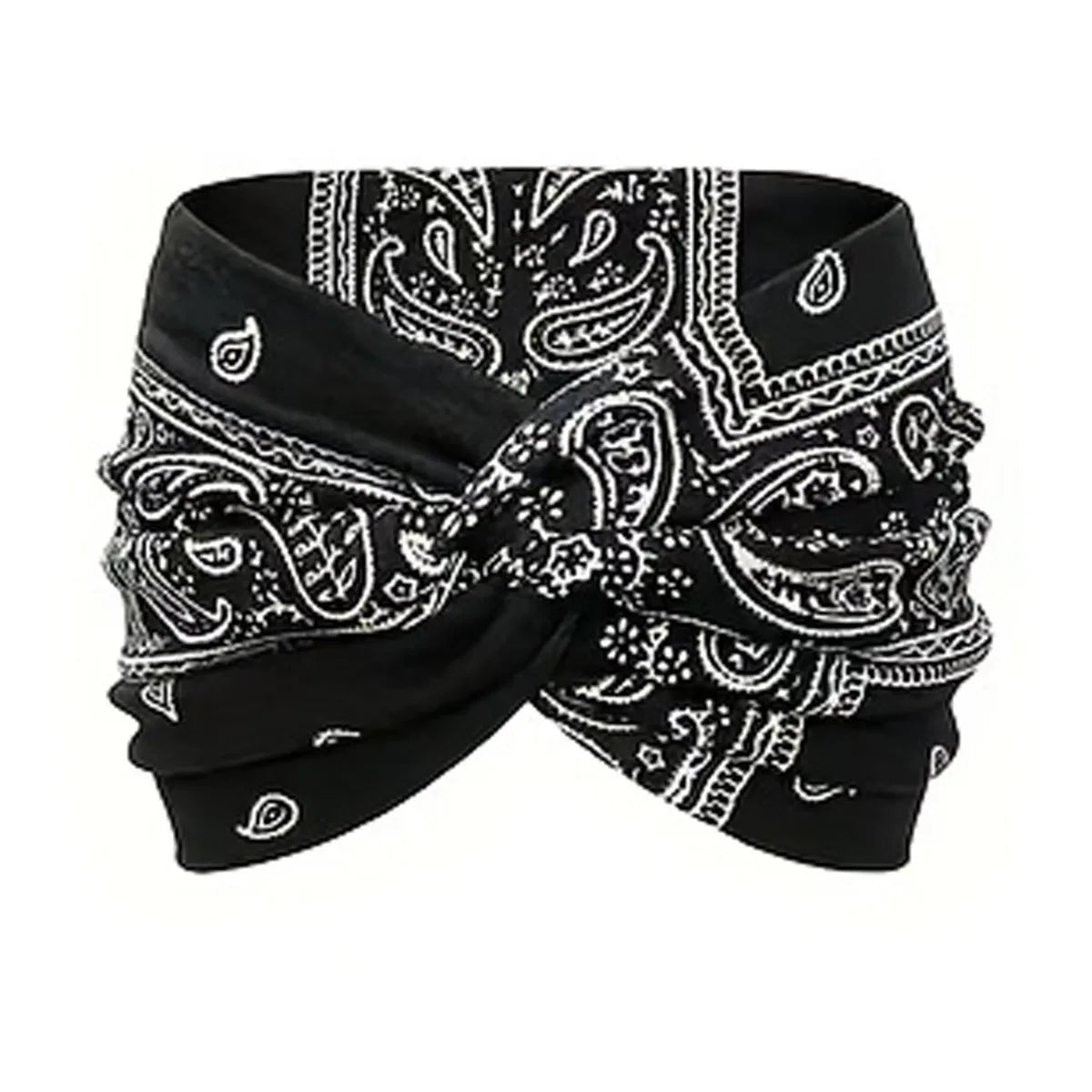 Ultra-Wide Knotted Headband for Yoga & Workouts
