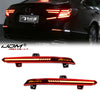 LED rear bumper reflector lights for 2018–2022 Honda Accord sedan