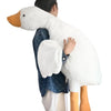 Soft Goose Plush Cuddle Pillow - Adorable Duck Stuffed Animal for Kids and Decor