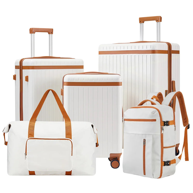 Lightweight Hard Shell Luggage Set with TSA Lock