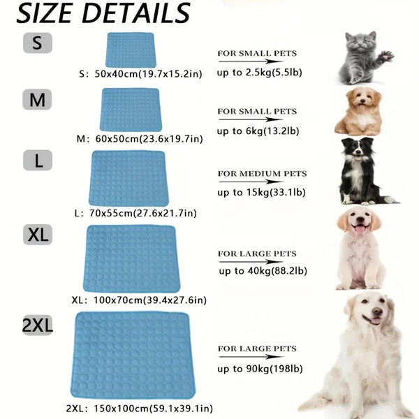 Self-Cooling Pet Bed Mat
