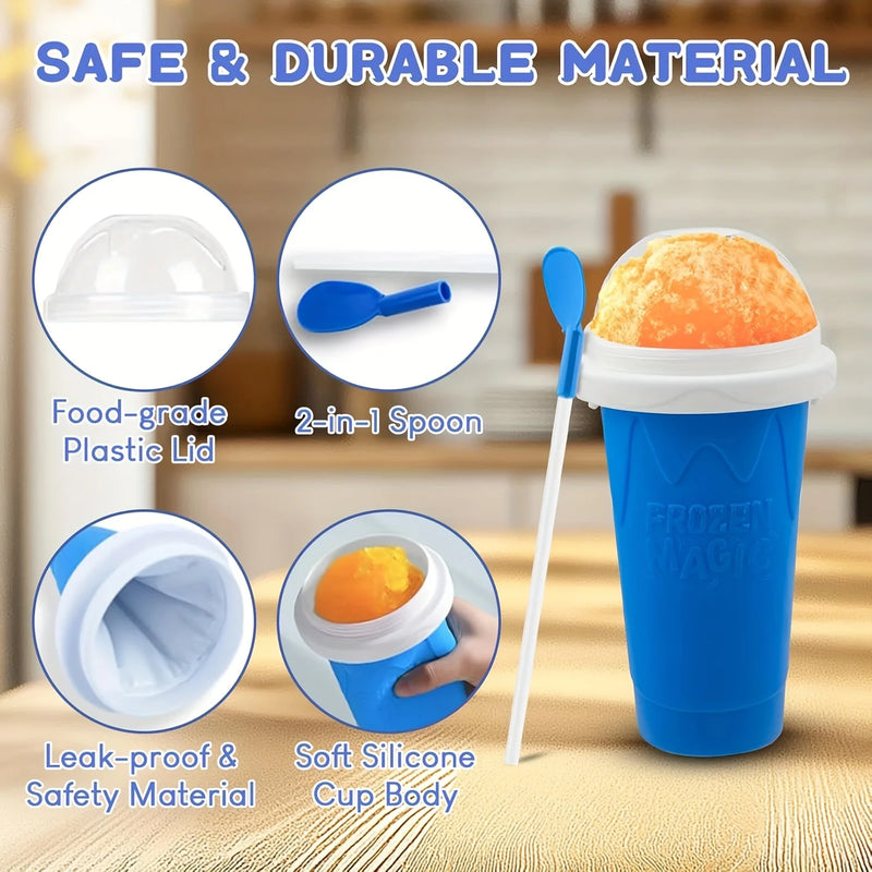DIY Magic Slushy Maker Cup with Straw