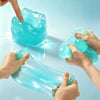 Aqua Blue Cheese Squishy Stress Relief Toy