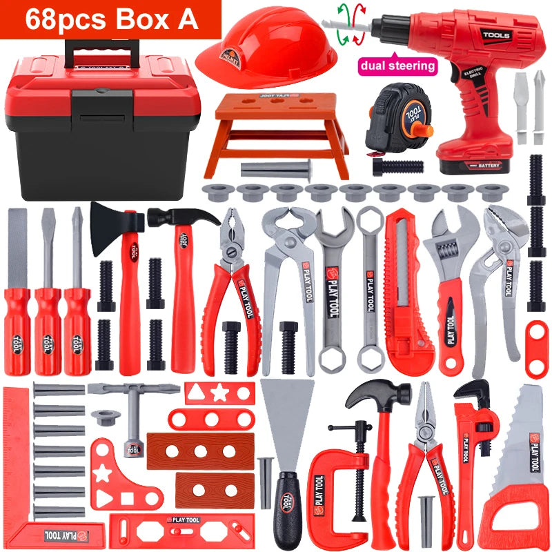 Electric Pretend Play Tool Set for Kids
