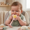 Silicone Baby Rattle and Teether Set with Suction Base